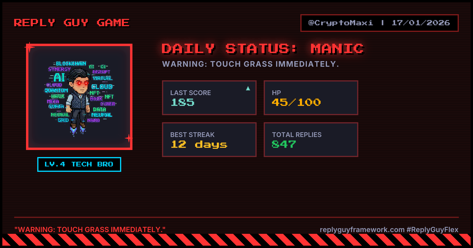 Overheat Mode Card - 100+ replies in one day